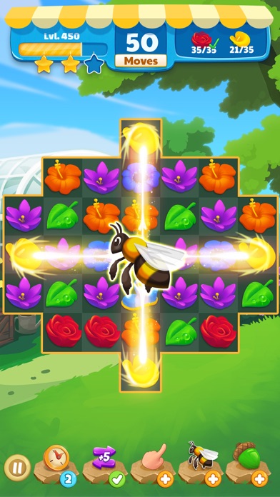 Flower Legends Match 3 screenshot1