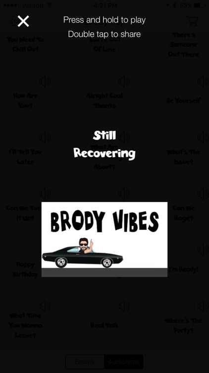 BrodyMoji with Audioisms