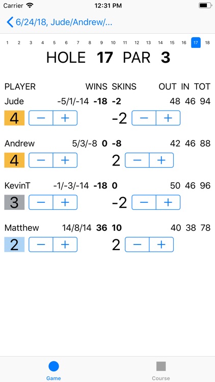 Joe's Scorecard screenshot-3