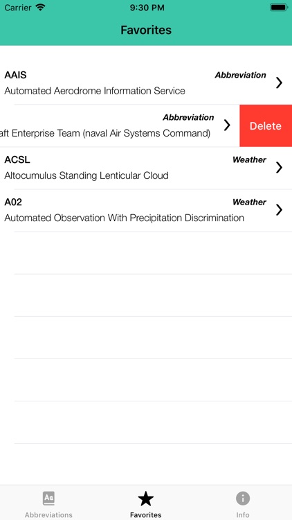 Pilot Abbreviations & Acronyms screenshot-3