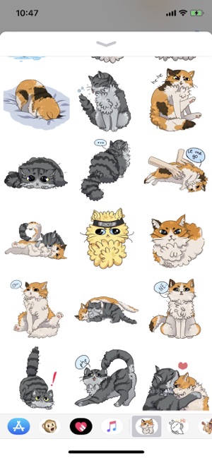 Cat Bigmoji Funny Stickers(圖2)-速報App