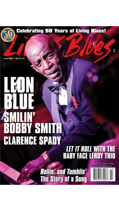LIVING BLUES MAGAZINE screenshot1