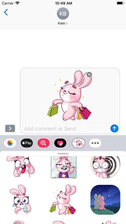 Jill Rabbit Stickers Pack screenshot-8