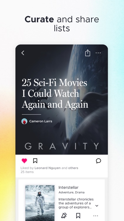 Likewise: Movie, TV, Book Recs screenshot-5