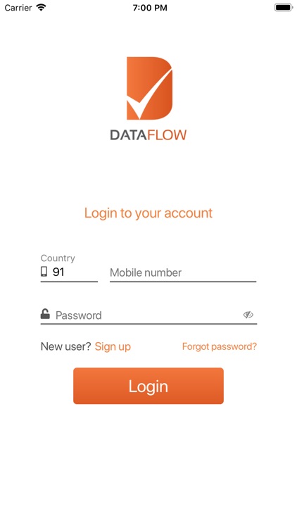 DataFlow Mobile App