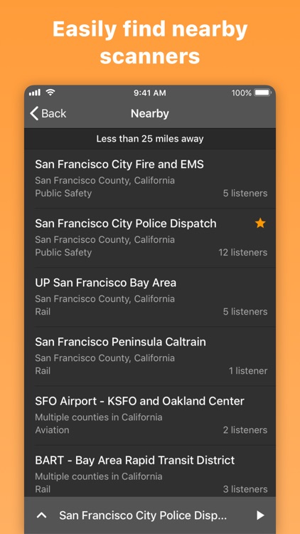 Scanner Radio: Police & Fire