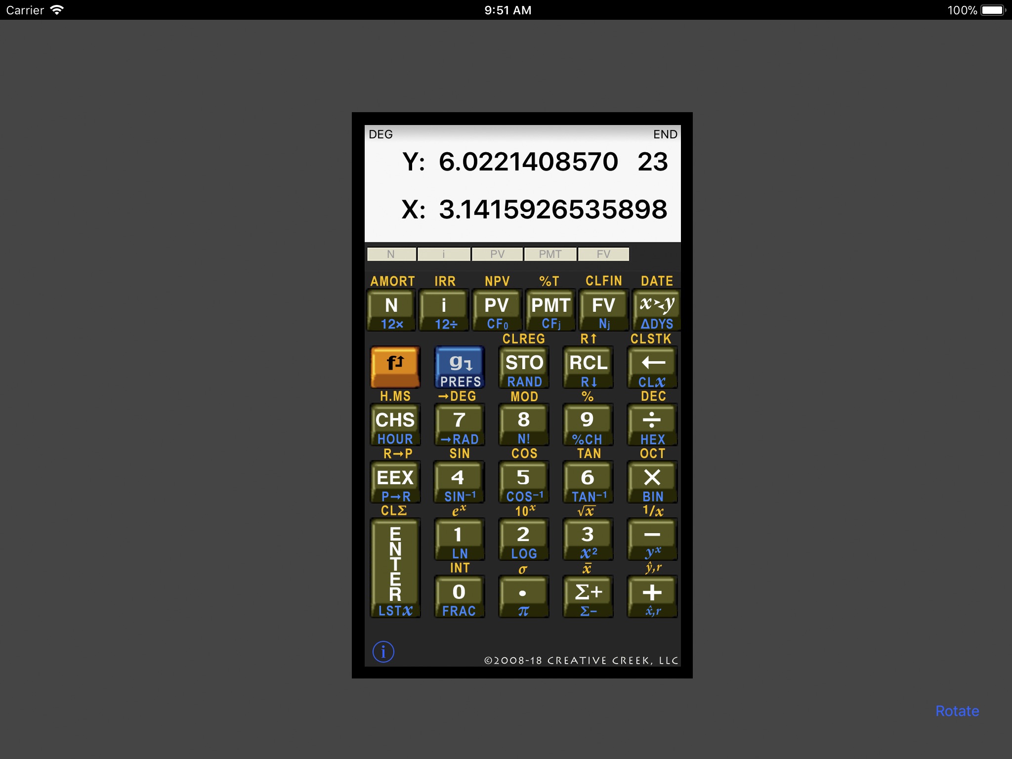 MathU RPN Calc screenshot 3