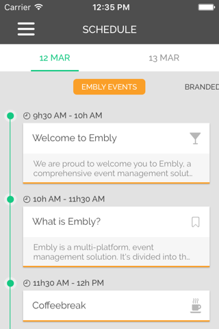 Embly Events screenshot 4