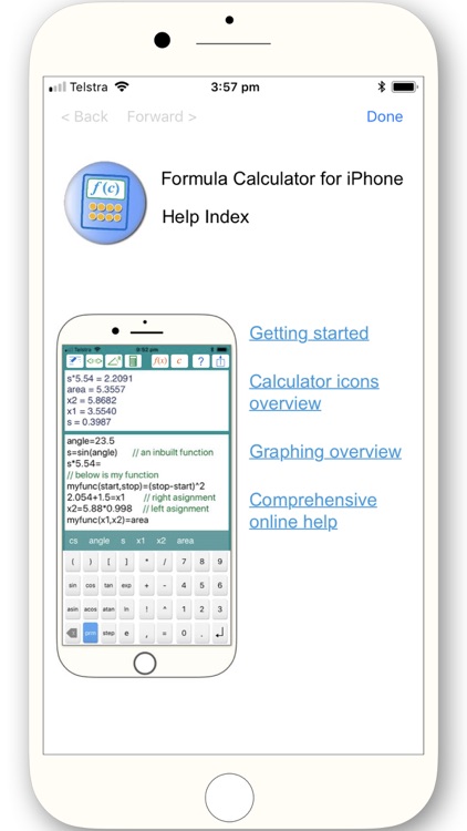 FormulaCalculator:iP screenshot-5