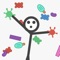 Sticky Stickman Loves candy, but he has a problem, he's got bubble gum all over his hands