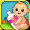 baby lotion factory for kids, child need to follow instructions in the game for making baby lotion