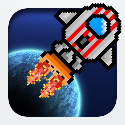 Pixel Space Pig - The Interstellar Flight Icon