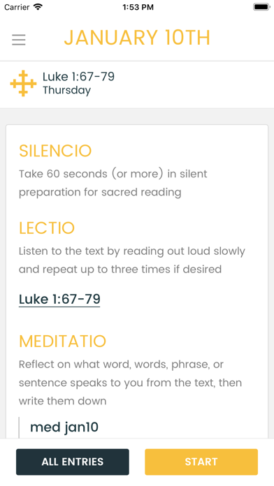 Lectio Divina Journal screenshot 4