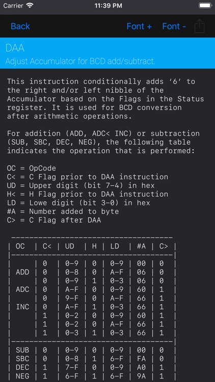 Z80 Reference screenshot-3