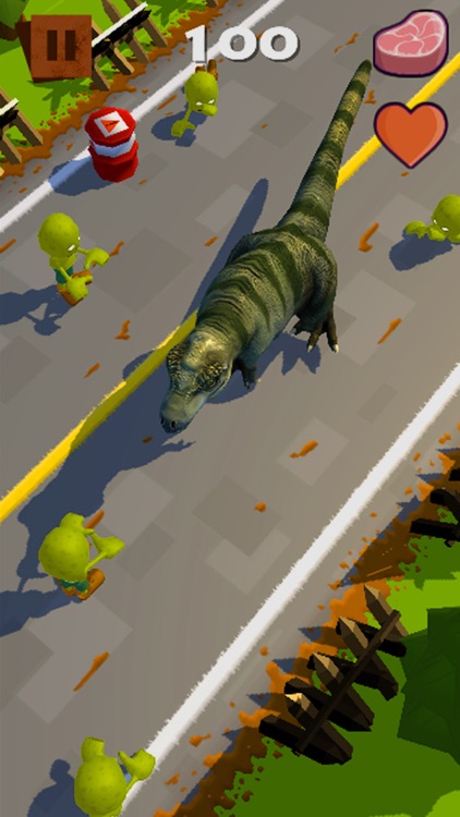 Dinosaur VS Zombie screenshot-3