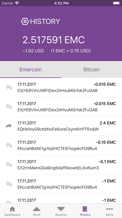 Emercoin Secure Wallet screenshot 3