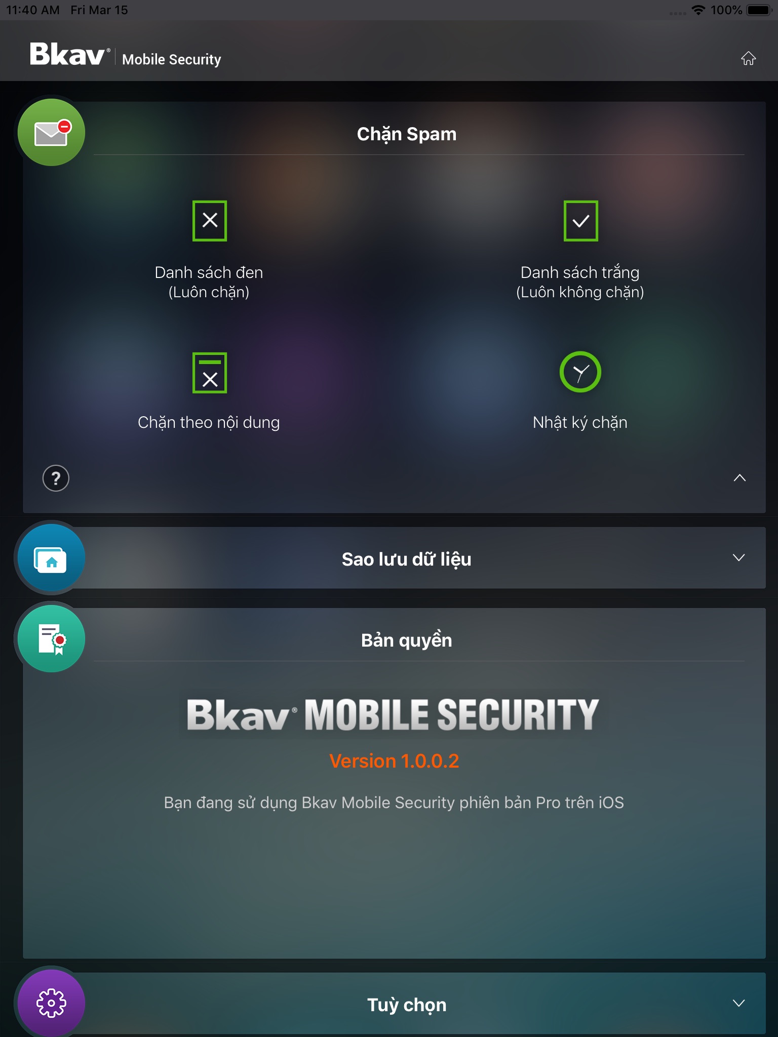 Bkav Pro Mobile screenshot 2