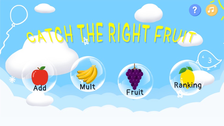 Catch The Right Fruit