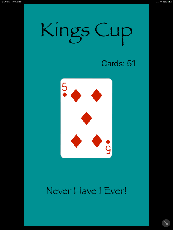 Kings Cup Party Game screenshot 2