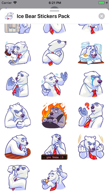 Ice Bear Stickers Pack