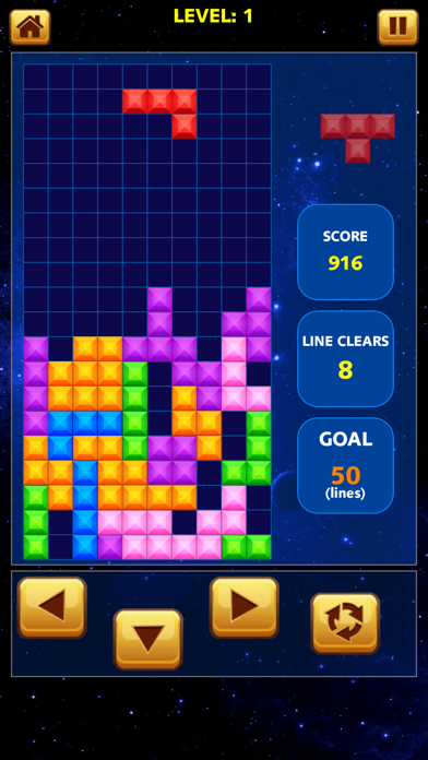 Galaxy Block Game screenshot 2