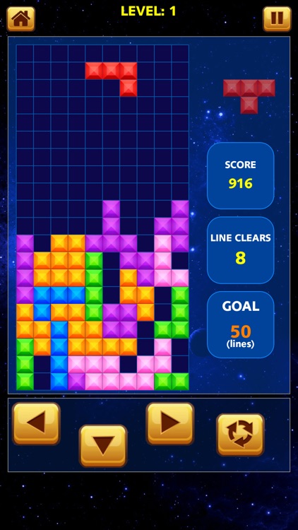 Galaxy Block Game