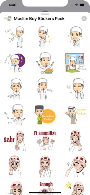 Muslim Boy Stickers Pack(圖3)-速報App