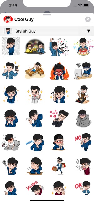 Cool Guy Stickers(圖8)-速報App