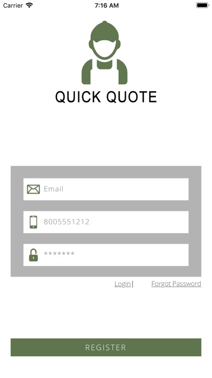 Quick Quote Service App