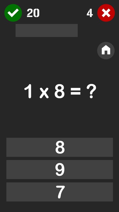 Multiplication Math Test screenshot 2