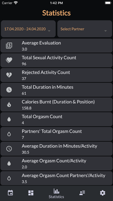 Intimassy-Sex Tracker Calendar screenshot 4