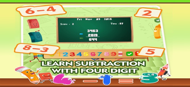 Subtraction Math Quiz Games(圖4)-速報App