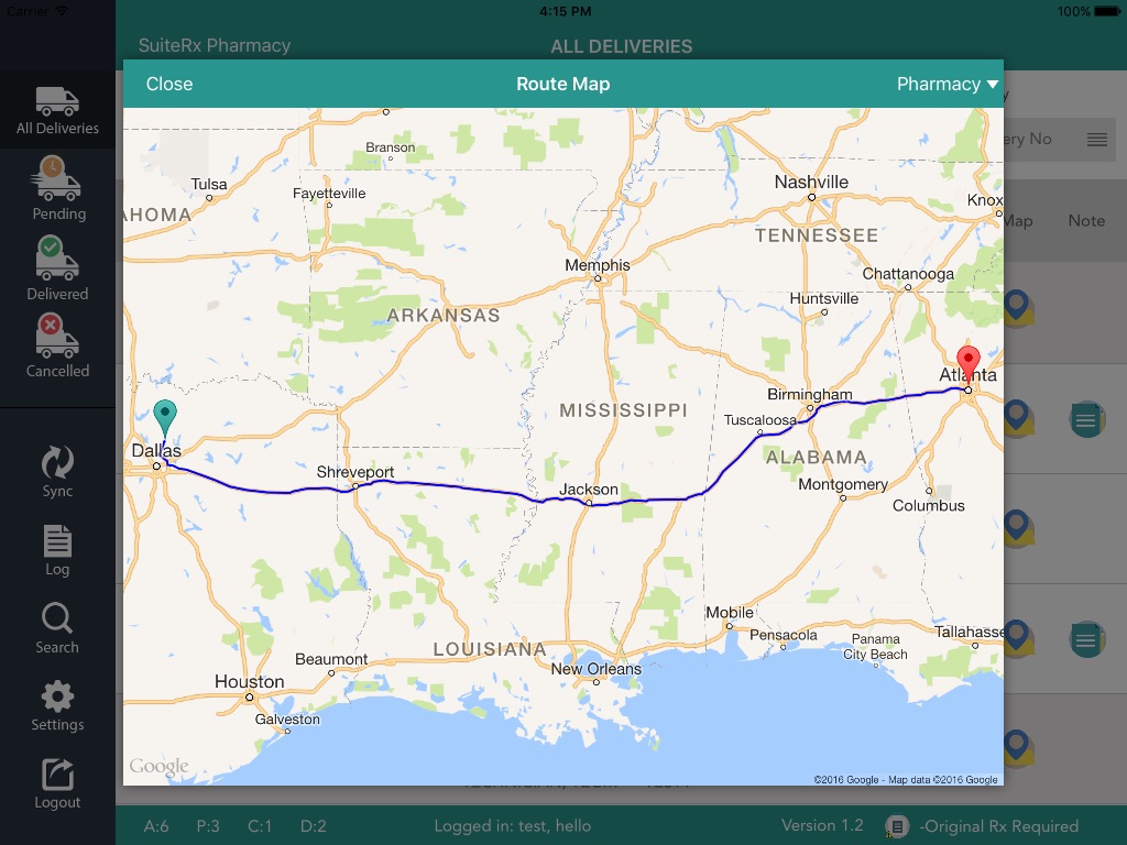 Mobile Delivery App screenshot 4