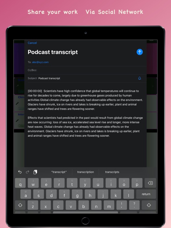 Transcribe Audio, Video IPA Cracked for iOS Free Download