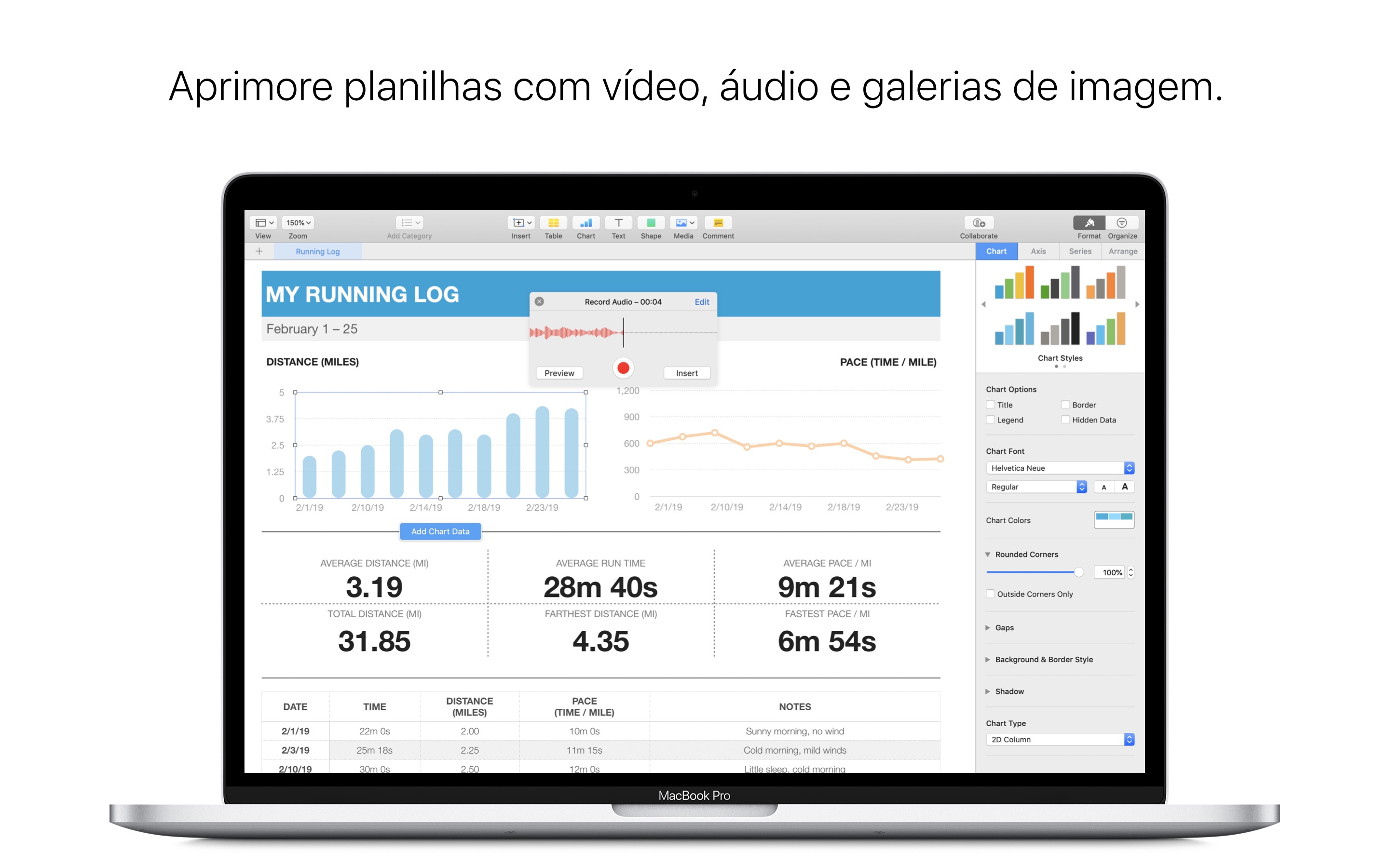 Screenshot do app Numbers