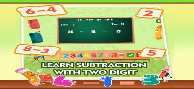 Subtraction Math Quiz Games(圖2)-速報App