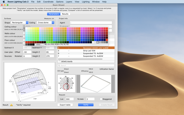 Room Lighting Calc 2