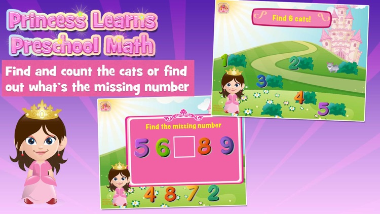 Princess Learns Math for Kids screenshot-3