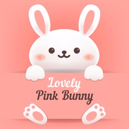 The Lovely Pink Bunny Stickers
