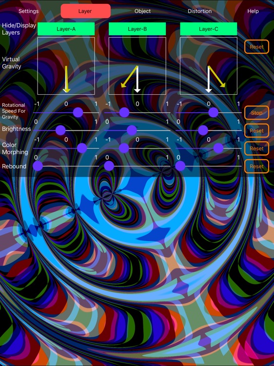 Distorted Kaleidoscope Art screenshot-4