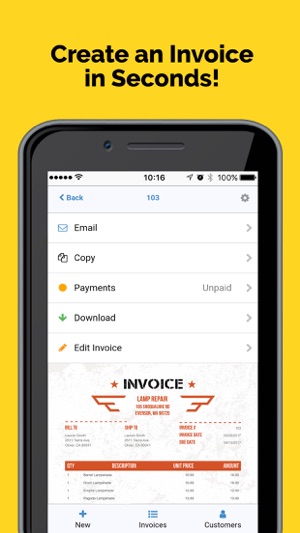 PDF Invoice Maker & Estimates