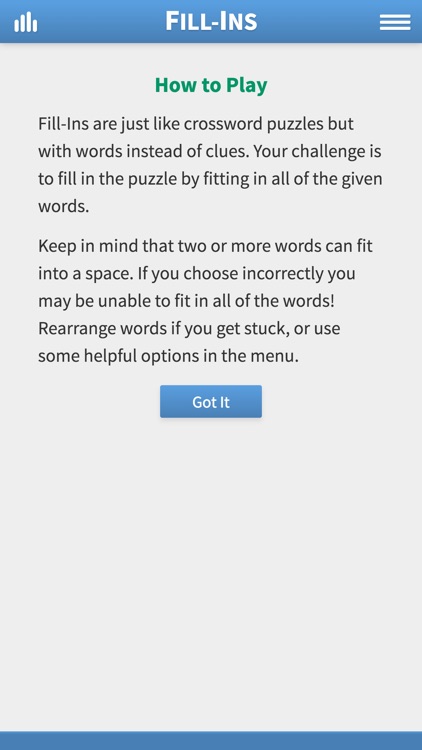 Fill Ins · Word Fit Puzzle screenshot-4