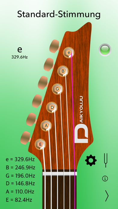 Stimmgerät für E-Gitarre ProScreenshot von 1