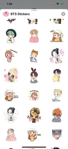 Captura de Pantalla 6 BTS Stickers iphone