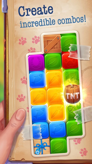 Pet Stories Blast puzzles game screenshot 3
