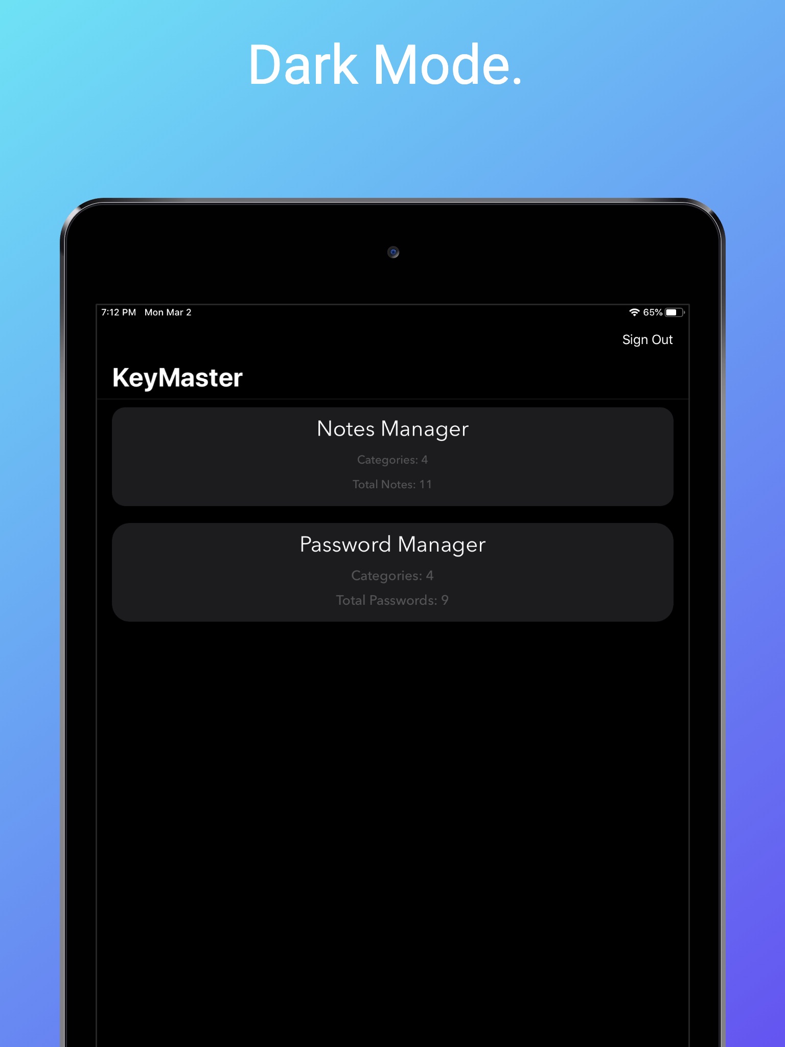 KeyMaster Manager screenshot 3