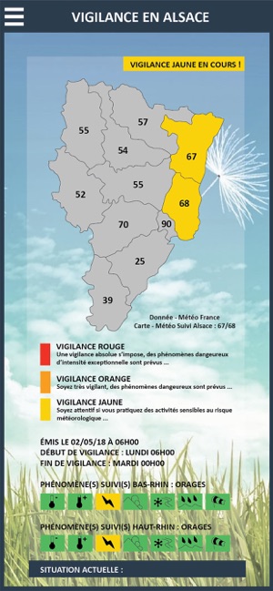 Météo Suivi Alsace : 67/68(圖2)-速報App