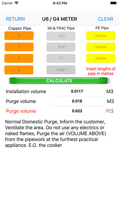 How to cancel & delete GB Gas Purging Calculator from iphone & ipad 2