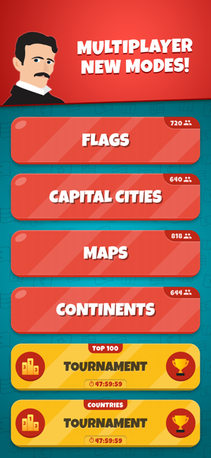 Flags 2: Map - Geography Quiz(圖3)-速報App