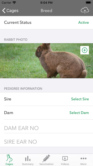 Rabbitry Farm log management screenshot 4